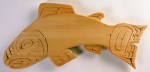 Salmon Tray port orford cedar 27l x 12w x 1h